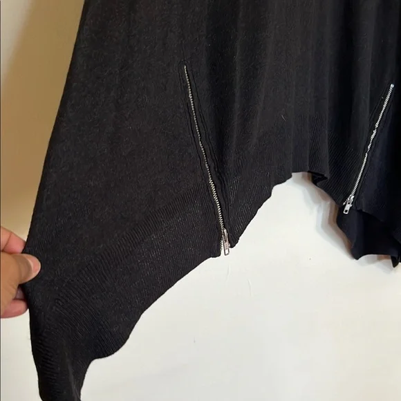 Acrobat. Black V-Neck Sweater - Picture 2 of 5